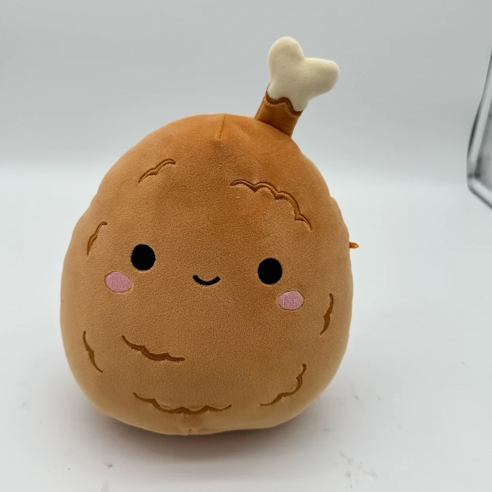 Squishmallow Oksana the Turkey Leg Chicken Drumstick Wing Food Plush
